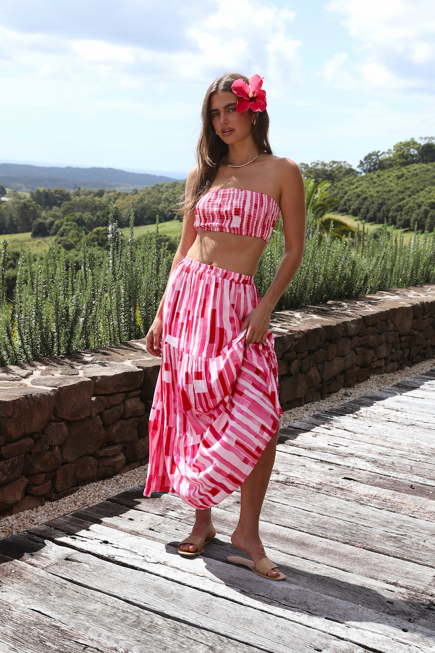 Platonic Crop Top Pink