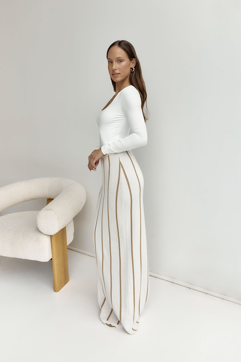 BASE Second Skin Long Sleeve Bodysuit White