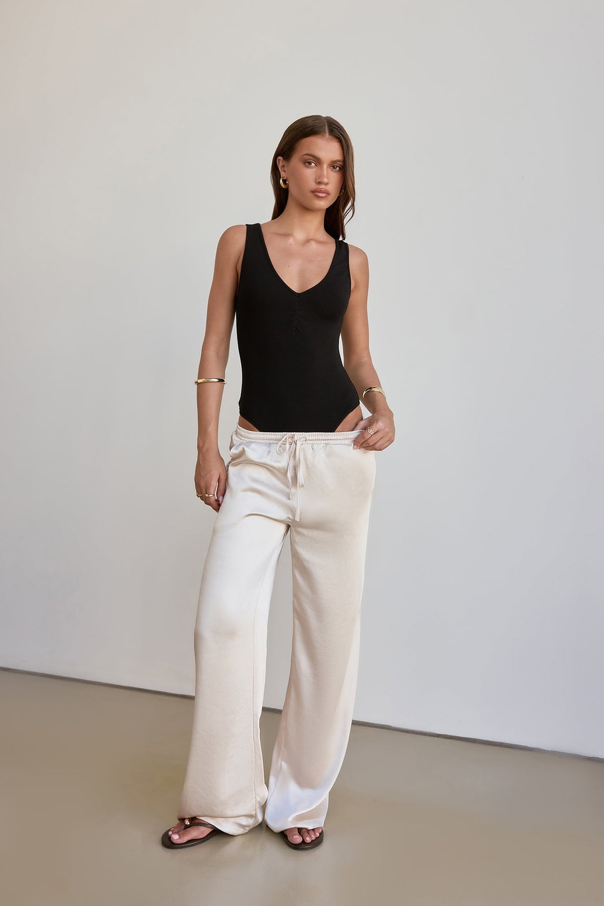 BASE Luxe Rib Effortless Essentials Bodysuit Black