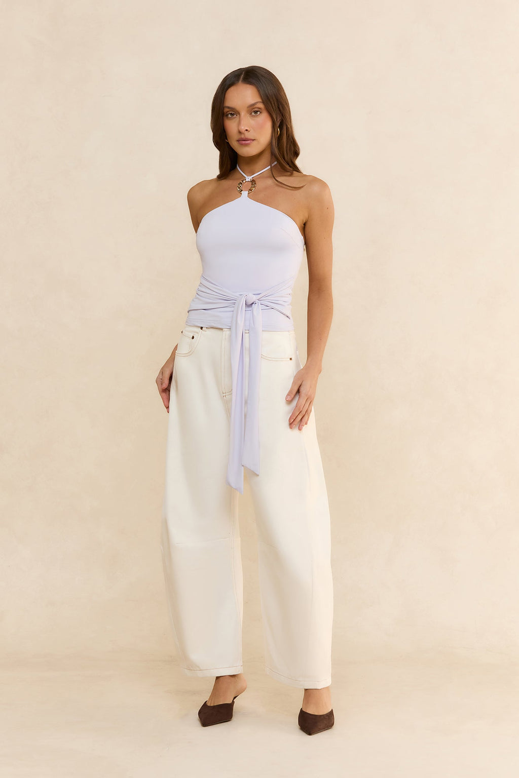 Antiquity Halter Top Lilac